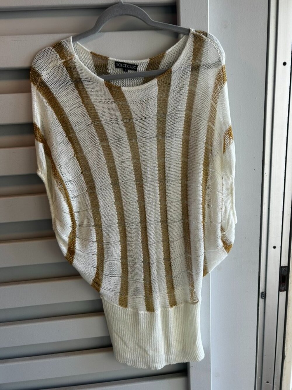 Swim Stylish Swim Coverup White & Gold